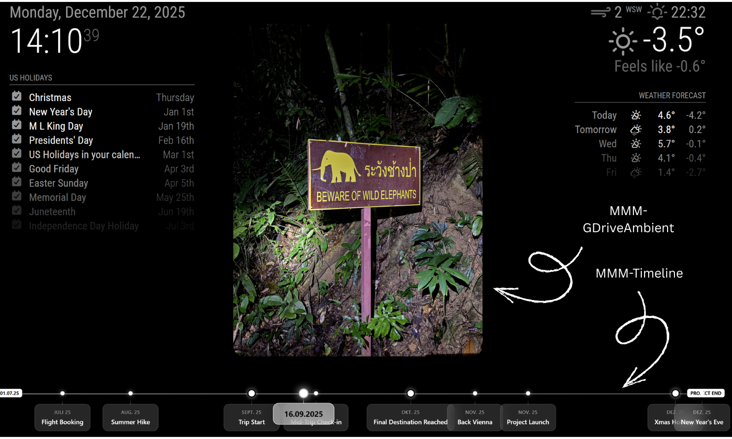 MMM-GDriveAmbient config