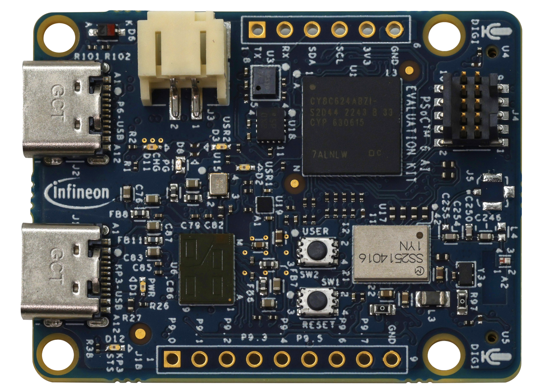 Infineon PSoC6 CY8CKIT-062S2-AI Board