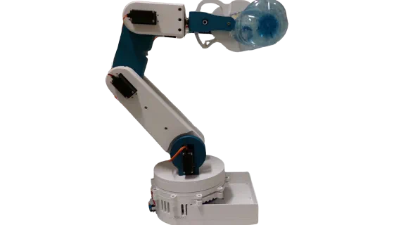 Inverse-kinematic robot arm